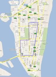 Miami Beach Parking Lot Map Beach Lodging Miami Beach Miami Travel