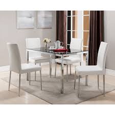 K B Furniture Belmont White Dining Chair Set Of 4 C07 White Dining Chairs Rectangle Dining Table Dining Table In Kitchen