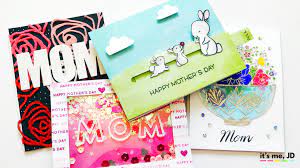 I can't believe it is mother's day tomorrow! 4 Easy Ideas For Handmade Mother S Day Cards