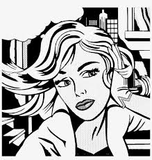 Maybe you would like to learn more about one of these? Roy Lichtenstein For Kids Artprints To Color Pop Art Roy Lichtenstein Pop Art Free Transparent Png Download Pngkey