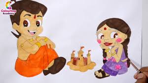 Chhota bheem and krishna coloring page free printable coloring pages. Best Coloring Videos Myhobbyclass Com