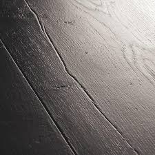 Black laminate flooring add depth to your decor. Quick Step Signature Painted Oak Black Sig4755 Laminate Flooring