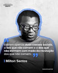 🌎 Um dos intelectuais brasileiros mais importantes do século XX, o  geógrafo Milton Santos completaria 98 anos hoje. Com seu pensamento crítico  sobre o sistema capitalista, Milton transcendeu fronteiras com suas ideias
