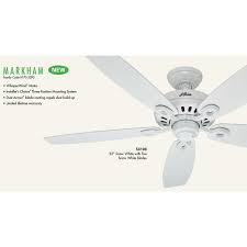 Hunter fan parts like light kits, downrods, replacement shades, and even specialty bulbs can keep your fan running right. Hunter 54109 Brushed Nickel Markham 52 Indoor Ceiling Fan 5 Reversible Blades Included Ventingdirect Com