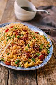 Chinese Sausage Fried Rice Lop Cheung Chow Fan A 20-minute Recipe Recipe Recipes With Chinese Sausage Air Fryer Recipes Healthy Fried Rice