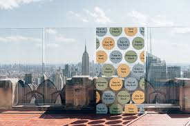 Comprising 14,000 crystals, the joie chandelier was specially crafted by swarovski for top of the rock. Rockefeller Center S Top Of The Rock Observation Deck Reopens To The Public New York Yimby