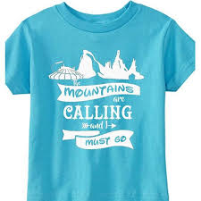 The Mountains Are Calling And I Must Go Shirt Disney Toddler Disney Shirts The Mountains Are Calling Shirts Disney Etsy Toddler Disney Shirts Disney Shirts Disney Trip Shirts