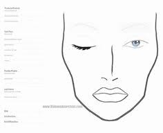 Makeup Face Chart Printable Saubhaya Makeup