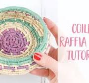 How to make a Coiled Raffia Bowl DIY Tutorial | Craftiosity | Craft Kit  Subscription Box
