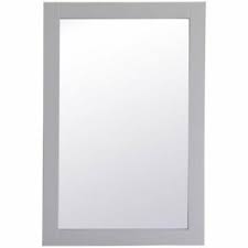 These hometalkers have transformed basic mirrors of various shapes and sizes into classy bathroom centerpieces that demand to be looked into. Elegant Decor Aqua 36 X 24 Wood Frame Bathroom Mirror In Gray Ebay