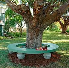 How To Make A Seat Around A Tree Tutorial Tree Seat Better Homes And Gardens Backyard