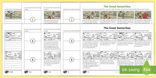 On top of the free printable good samaritan coloring pages, this post includes… the bible verses represented in each of the coloring pages; The Good Samaritan Sequencing Activity Worksheet