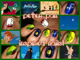 Pin By Karley Porter On All The Nails Evarrrr Peter Pan Nails Disney Nails Frozen Nails