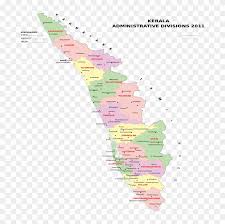 Taj kumarakom resort & spa, kerala is conveniently located within touching distance to prominent tourist attractions in and around kumarakom, kerala. Kerala Map India List Of Talukas Of Kerala Clipart 2504219 Pikpng