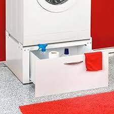 Meuble de support Solid 1 pour machine à laver et sèche-linge avec tiroir :  Amazon.fr: Cuisine et Maison