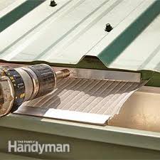 Crimp the end cap in place using the same gutter. Gutter Guards 3 Best Leaf Guard Gutters For The House