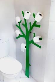 For storing towels, toilet paper and other bathroom items, consider installing a shelf, a cabinet or stacking baskets over the toilet to hold these items. Unique Design Ideas For Paper Holders Original Decorative Accessories In Modern Bathrooms