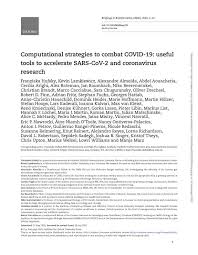 Campus drivers tome 1 pdf : Computational Strategies To Combat Covid 19 Useful Tools To Accelerate Sars Cov 2 And Coronavirus Research