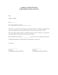 It is a formal letter document where people request the bank manager. Sample Letter To Close Business Bank Account Gallery