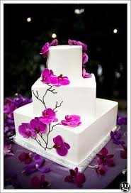 Vibrant Magenta Wedding Inspiration Orchid Wedding Cake Orchid Cake Wedding Cakes