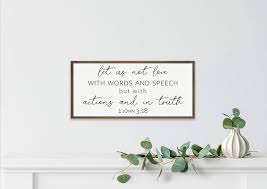 Living Room Wall Decor Scripture Wall Art Bible Verse Sign Etsy Scripture Wall Art Bible Verse Signs Room Wall Decor
