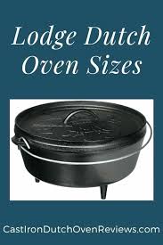 Dutch Oven Size Chart Busraguler Co