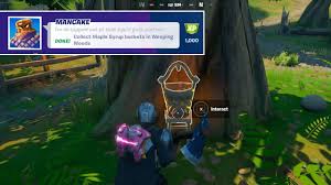 The quest is divided into several challenges where players have to complete five bounty challenges. Collect Maple Syrup Buckets In Weeping Woods All 3 Locations Fortnite Daily Quests
