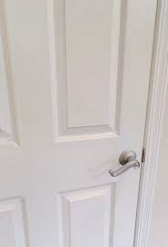 If the paint doesn't fall off by itself, scrub lightly with a stiff plastic brush. How To Spray Paint Brass Door Handles For Under 30 Diy