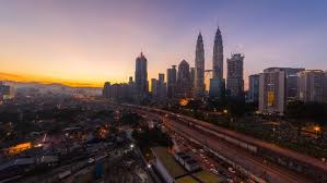 Time Lapse Of Sunrise In Kuala Lumpur Malaysia High Quality Ultra Hd 4k Resolution Zoom In Camera Motion Kuala Lumpur City City Central City Skyline