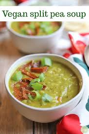 Vegan Split Pea Soup A Cozy Comforting Classic Recipe Vegan Split Pea Soup Split Pea Soup Vegan Soup Recipes