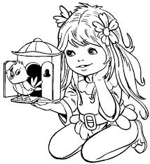 You can draw as you like. Printable Girl Coloring Pages Coloring Home