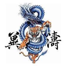 Black And Gold Dragon Tattoo Blue Dragon Gold Tiger Photo By Pek Tjin Gwan Photobucket Blue Dragon Tattoo Chinese Dragon Tattoos Japanese Dragon Tattoos