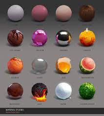 Artstation Material Studies Roanna Peroz Digital Painting Tutorials Digital Art Tutorial Texture Art