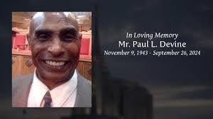 Mr. Paul L. Devine Obituary