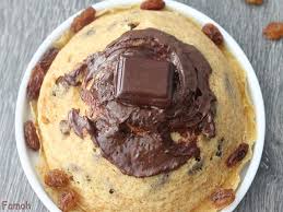 Bowl Cake Au Son D Avoine Et Aux Raisins Famoh Blog Culinaire Et Recettes De Cuisine Par Fabienne Recette Bowlcake Recette Gateaux Et Desserts Recette Flocons D Avoine