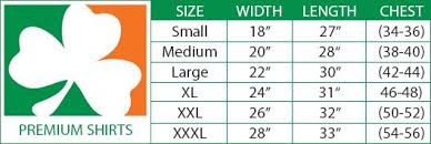 sizing chart sullys brand