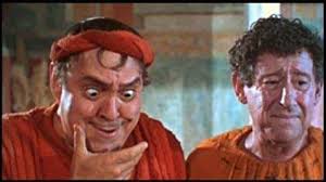 Zero Mostel and his friend Jack Gilford, who had been blacklisted due to  Jerome Robbins having named names and hadn't worked for many years, were  both cast in the Broadway musical "A