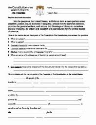 The Us Constitution Worksheet Luxury U S Constitution Preamble And Bill Of Rights Wor In 2020 Social Studies Worksheets Teaching Constitution Homeschool Social Studies