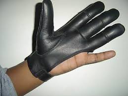 Traditional Archery Shooting Leather Glove Top Quality Glove