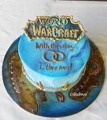 Birthday Bjs Themed Cake Options World Of Warcraft Cake By Rick Reichart Cakelava Geek Wedding Cake Bjs Birthday Cakes Bithday Cake