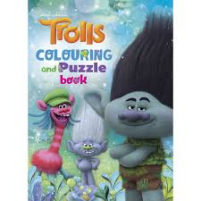 Activity books for kids to learn and enjoy. Dreamworks Trolls Colouring Puzzle Book Big W