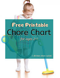 Free Toddler Chore Chart Easy Chores For Toddlers Go Au Pair