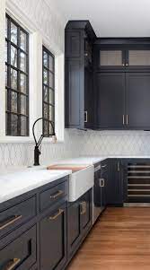 39 Black Kitchen Cabinet Ideas Entering The Dark Side In 2020 Dark Grey Kitchen Cabinets Kitchen Trends Kitchen Cabinet Design
