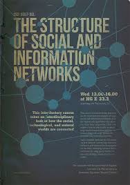 A Poster For The Lectures In Eth University Zurich Switzerland Dedicated To Social Networks Analysis Social Networks Social Networking Business Networking