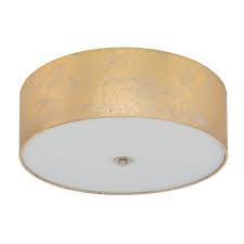 Accessories store · lighting fixtures. Eglo 97642 Viserbella Champagne Gold Fabric Large Flush Ceiling Light