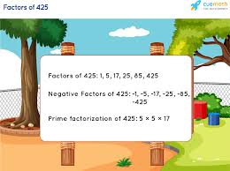 The factoring calculator finds the factors and factor pairs of a positive or negative number. Factors Of 425 Find Prime Factorization Factors Of 425