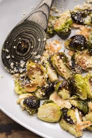 Charred Brussels Sprouts With Garlic Chips Recipe Garlic Chips Brussel Sprouts Fried Brussel Sprouts
