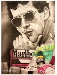 Acrylic painting of a house and car