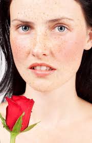 Portrait of Beautiful Brunette Woman Stock Photo