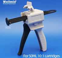 Pistola dispensadora de pegamento AB 10:1, 40ml, 50ml, 75ml, dispensador de  mezcla, 37,5 ML, 3m, ARALDITE - AliExpress